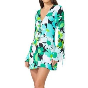 AFRM Uma Keyhole longSleeve Minidress.